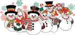 5729 Snowmen Stripe.jpg (21407 bytes)