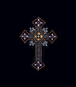 T1318 Rhinestud Cross.jpg (65750 bytes)