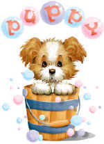 85760 Puppy paint.jpg (17165 bytes)